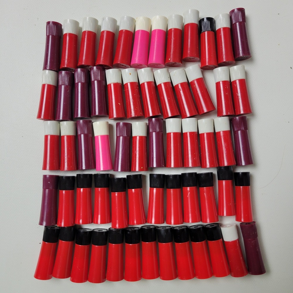 Vintage Avon Lipstick Sample Lot Retro Beauty 61 Pcs Rose Freeze Wine Cordial